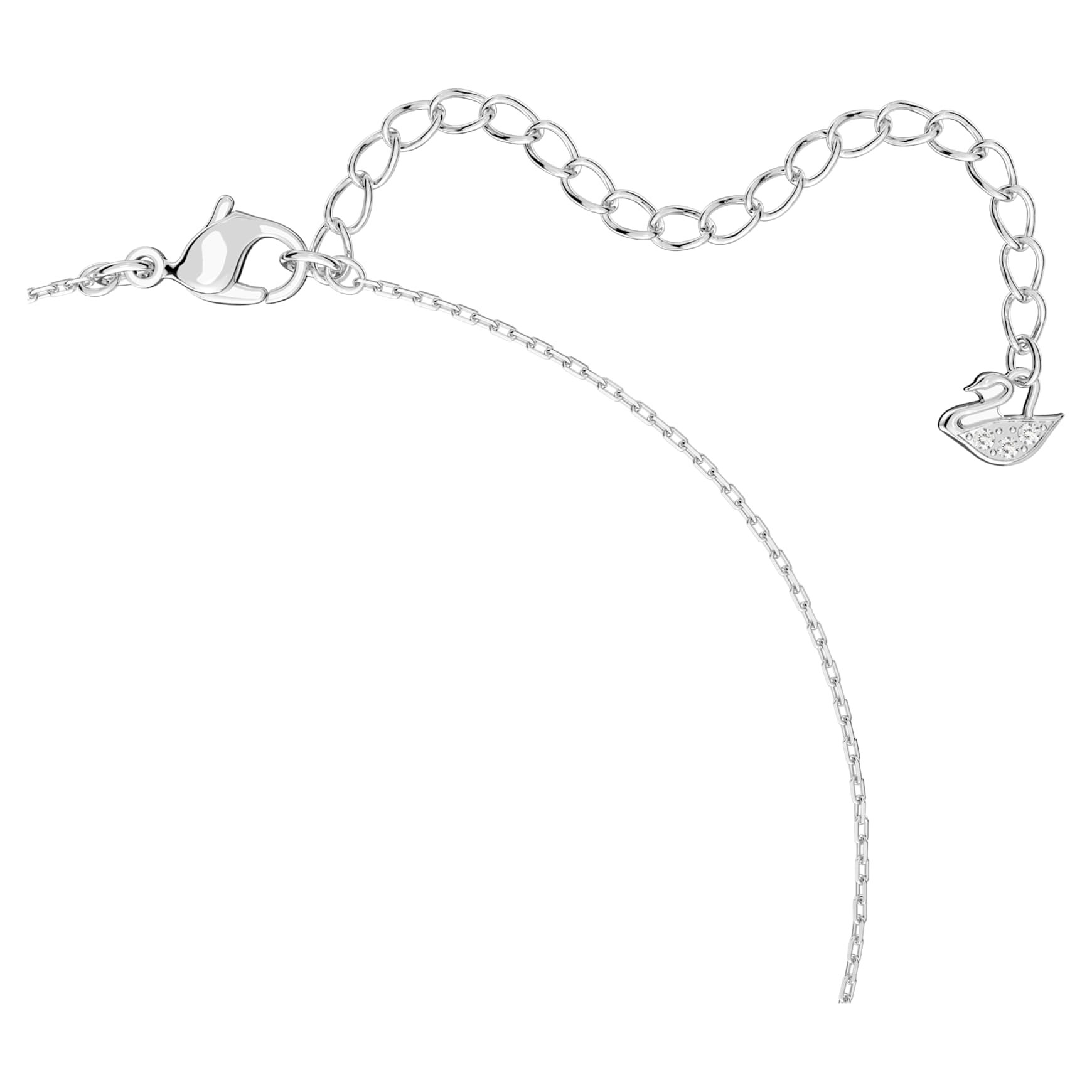 Hyperbola pendant, Intertwined circles, White