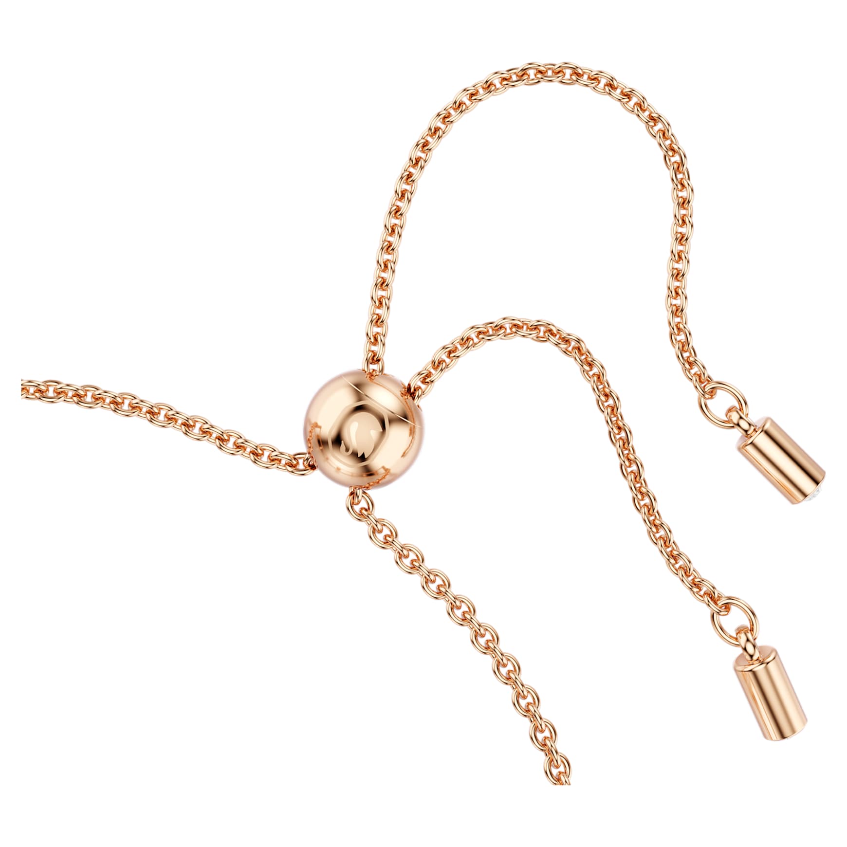 One bracelet, Mixed cuts, Heart, Pink, Rose gold-tone plated by SWAROVSKI