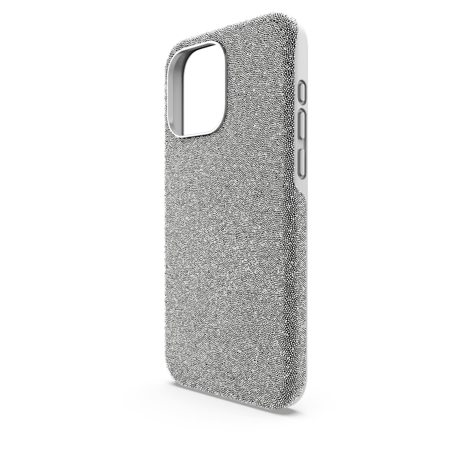 High smartphone case, iPhone® 15 Pro Max, Silver tone