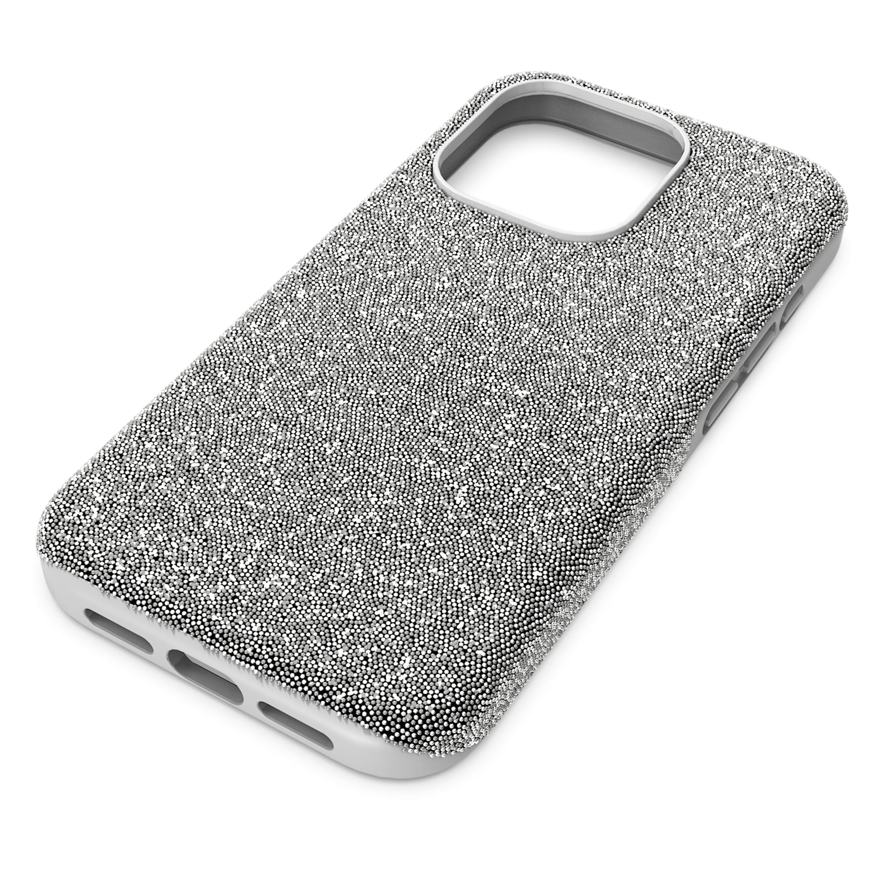 High smartphone case, iPhone® 15 Pro, Silver tone