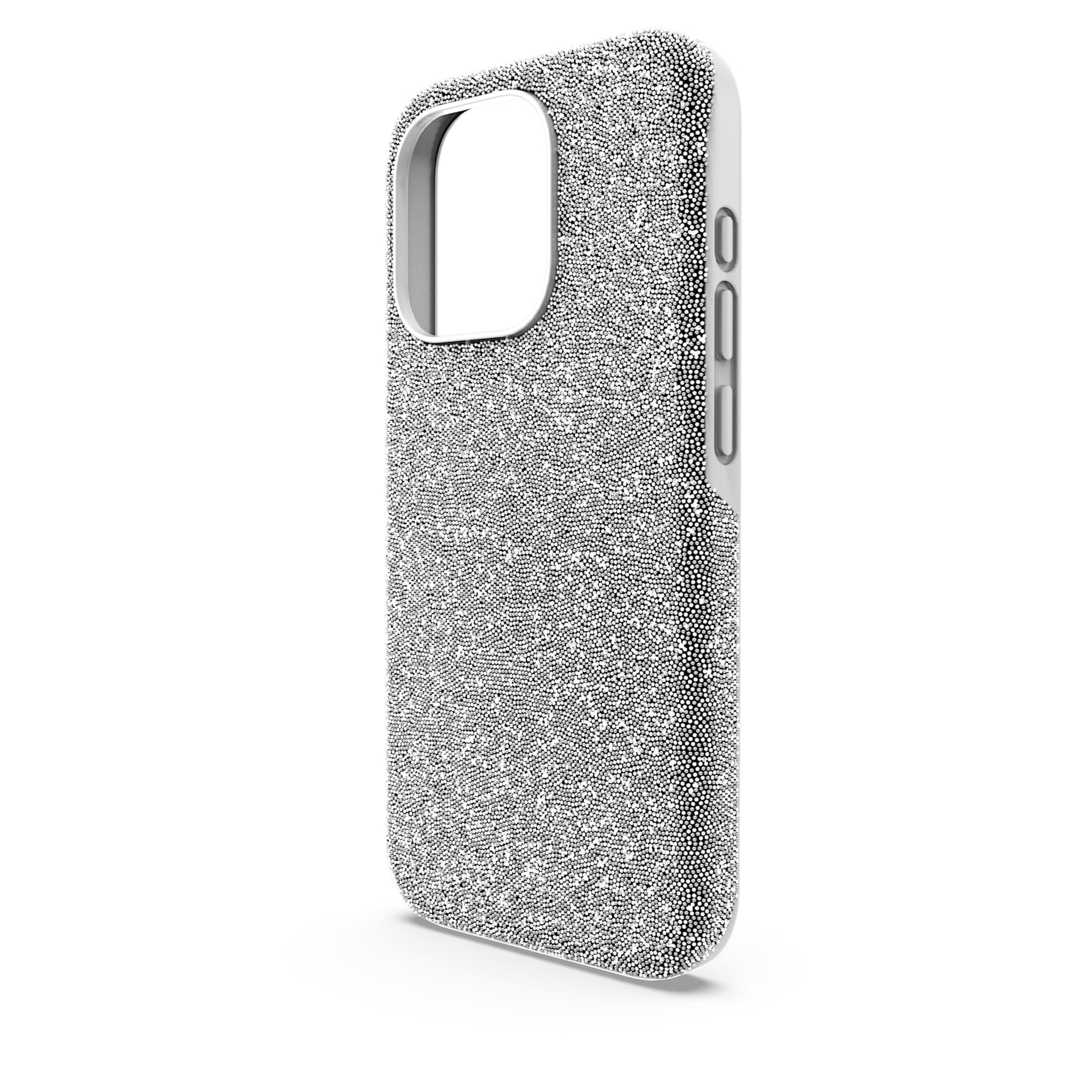 High smartphone case, iPhone® 15 Pro, Silver tone
