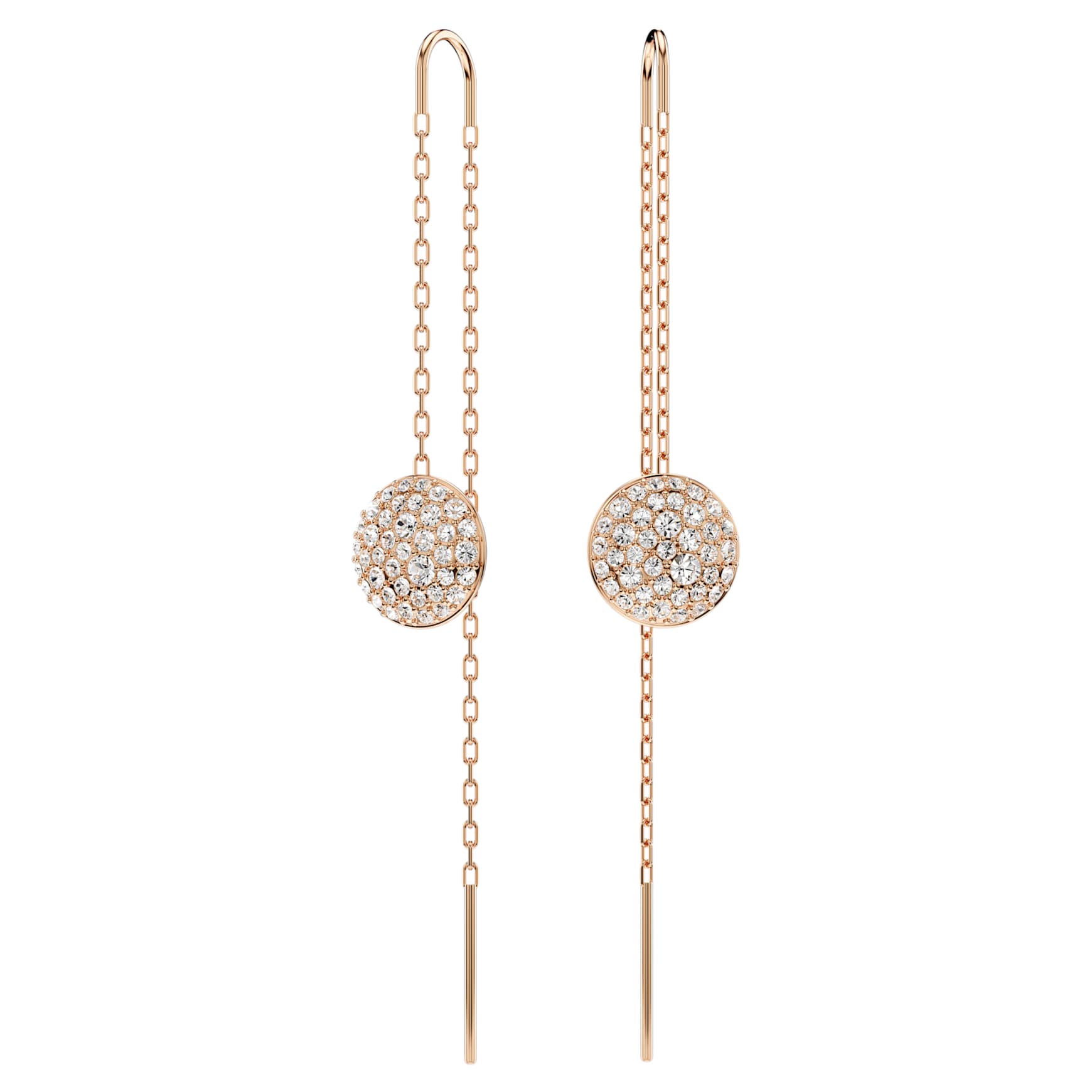 Meteora set, White, 18K rose gold finish