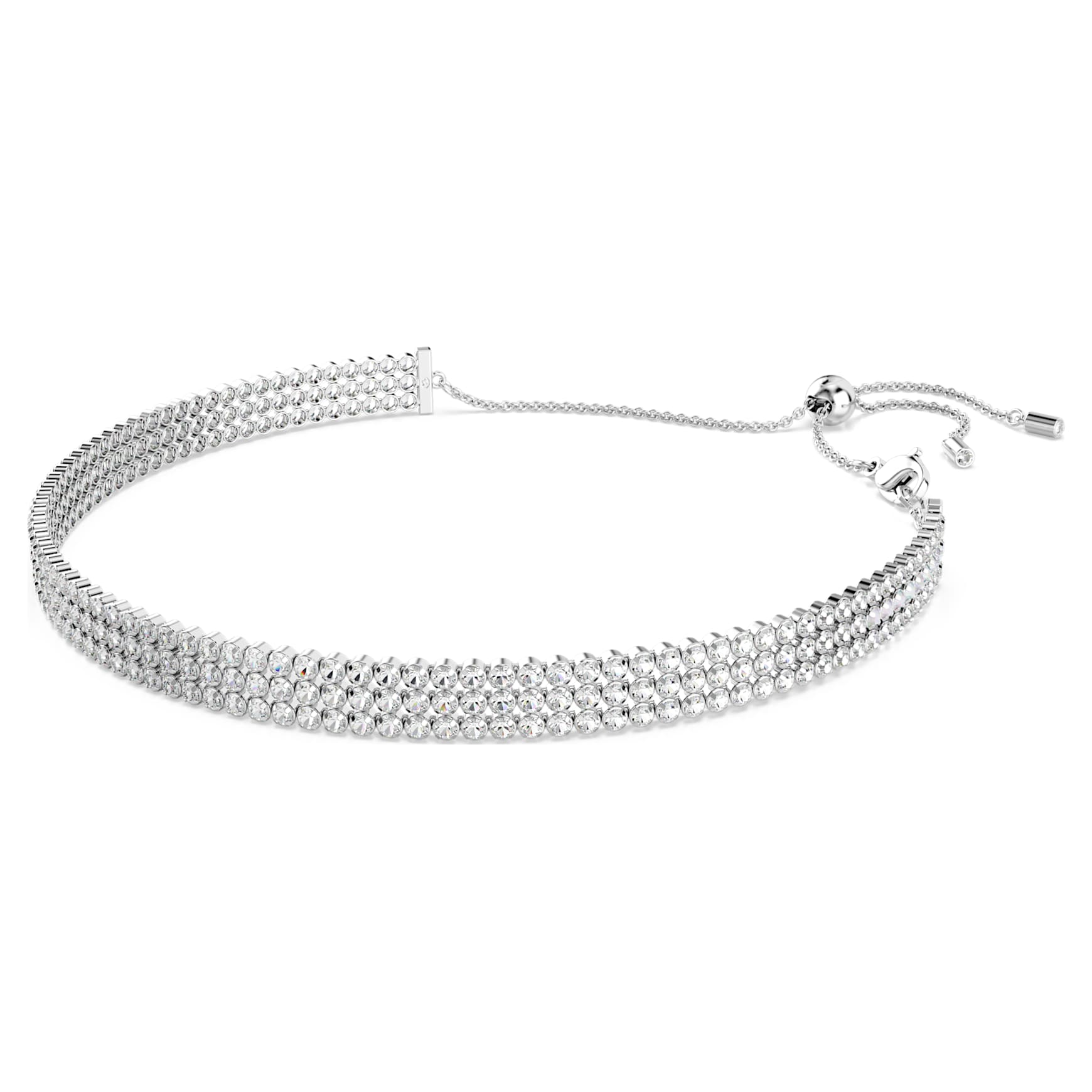 Matrix choker, Round cut, White