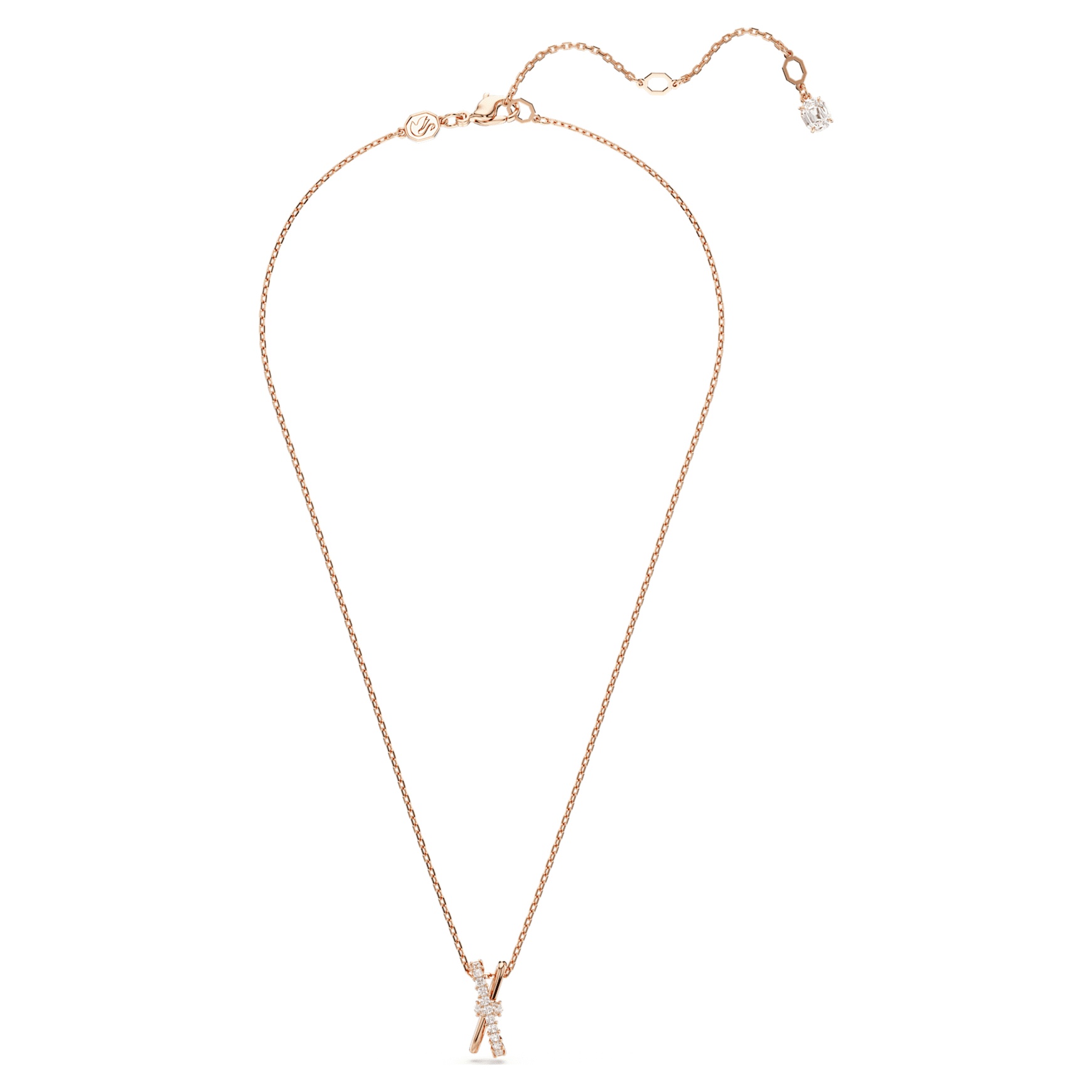 Hyperbola pendant, Mixed cuts, Twist, White