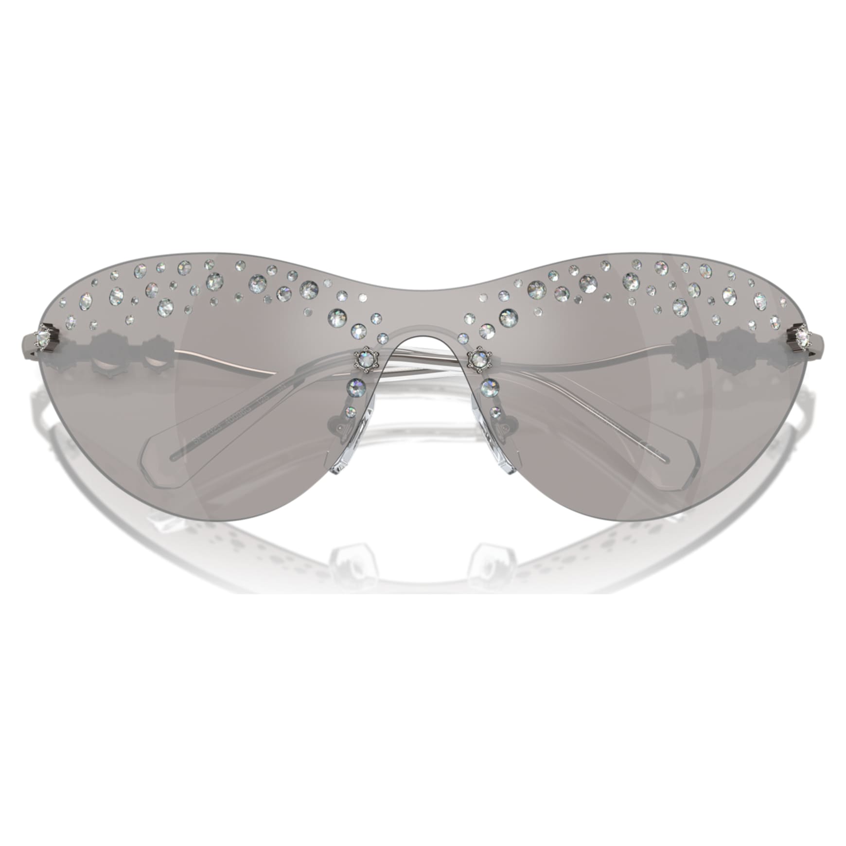 Sunglasses, Mask, Silver tone by SWAROVSKI