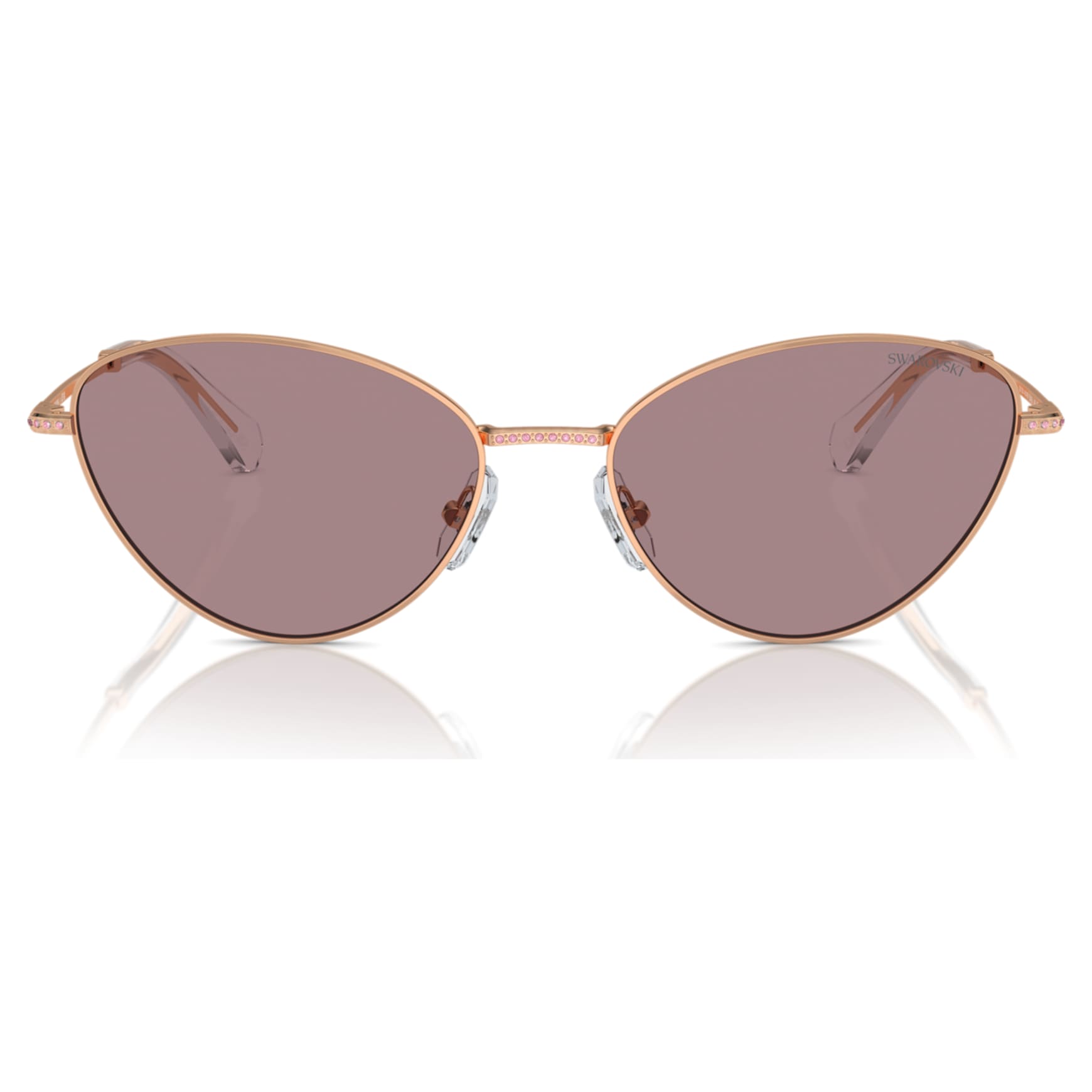 Sunglasses, Cat-Eye shape, SK7014, Purple by SWAROVSKI