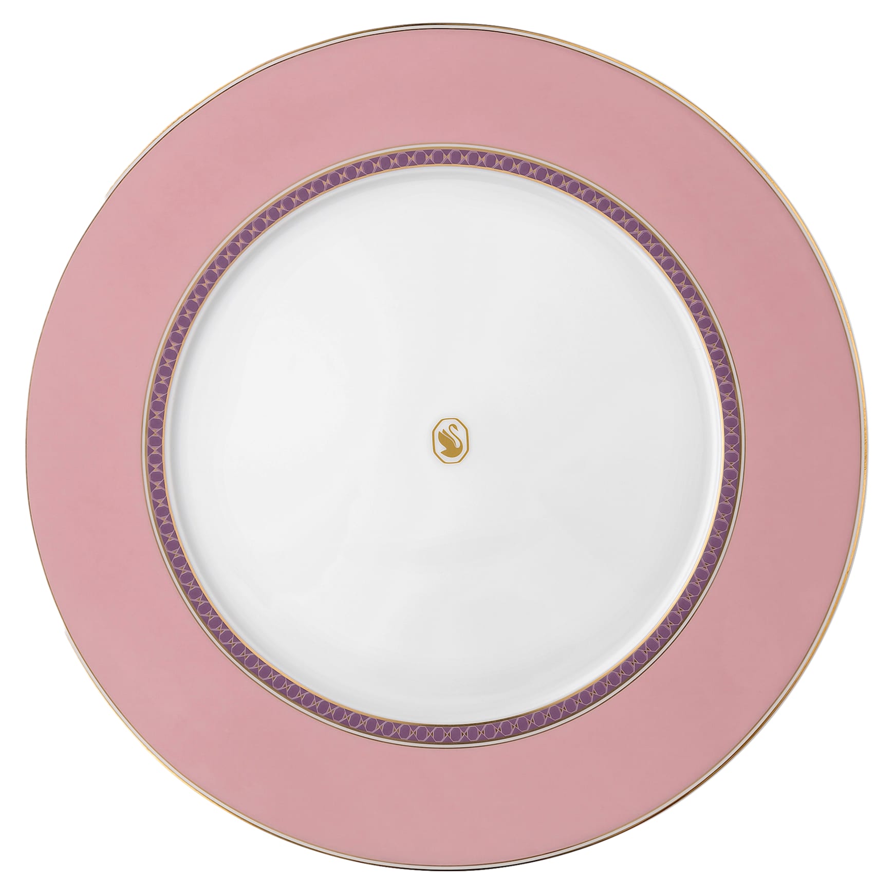 Signum dinner plate, Porcelain, Pink