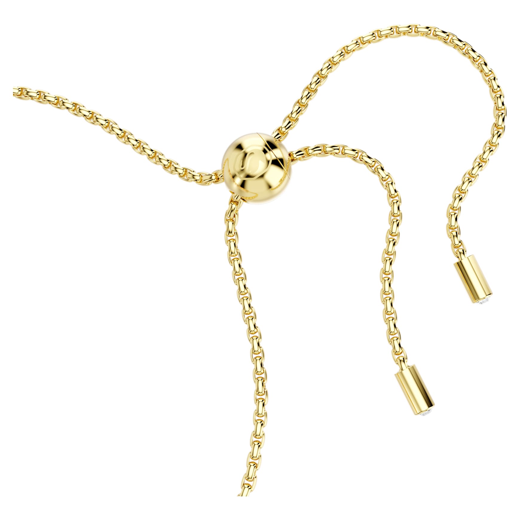 Matrix bracelet, Pear cut, Pink, 18K gold finish