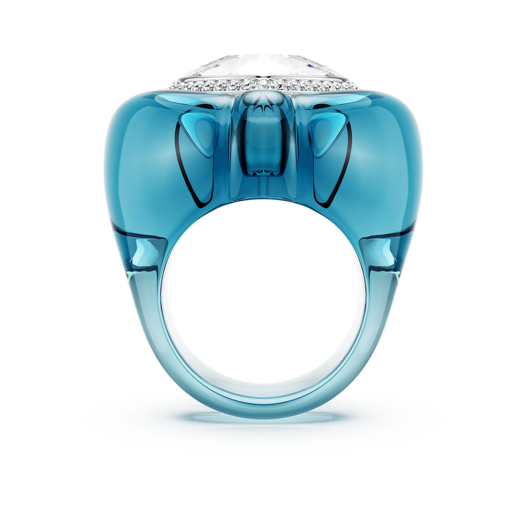 Dulcis cocktail ring, Heart cut, Pavé, Heart