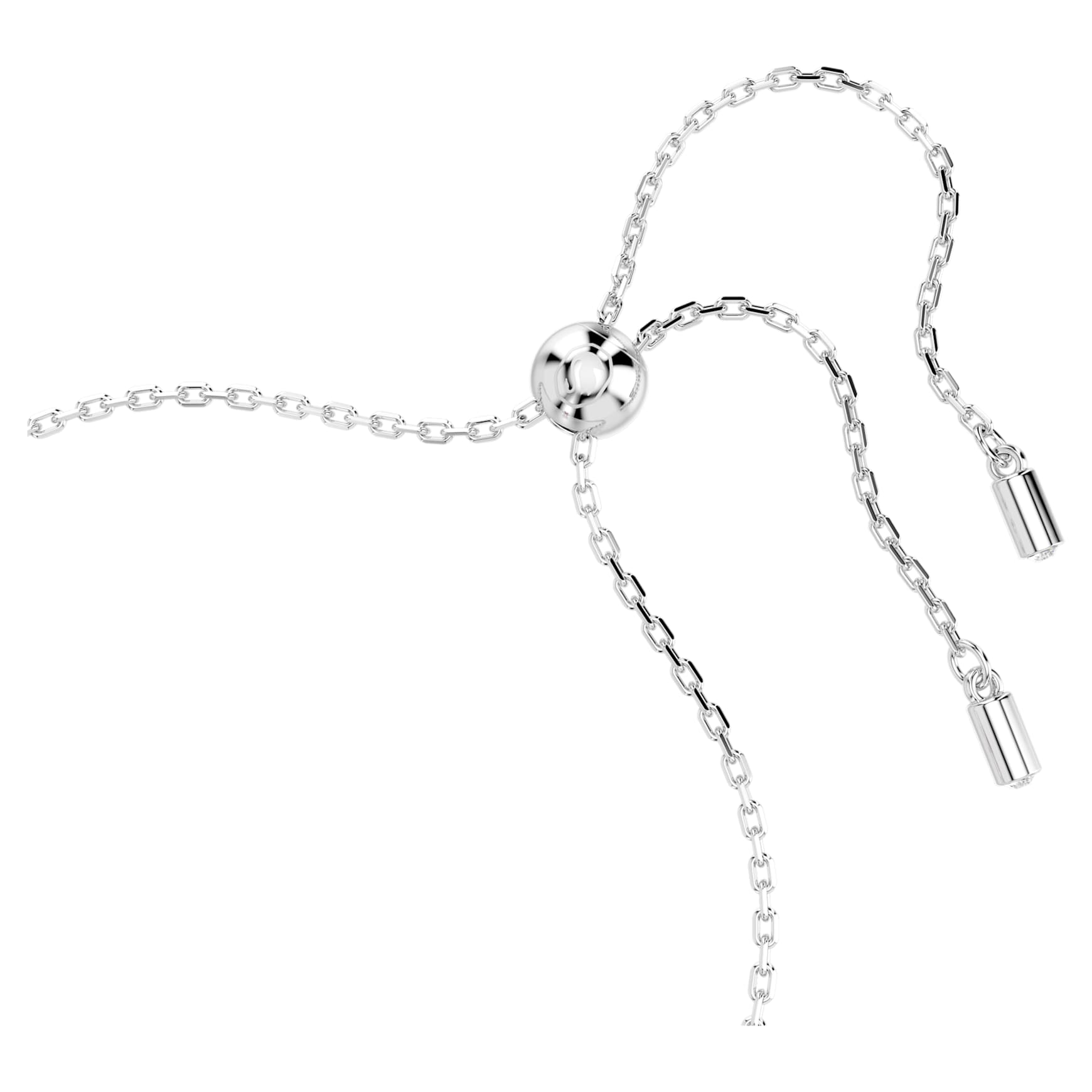 Náramek Birthstone, Čtvercový výbrus, Červen, Růžová, Pokoveno rhodiem - Swarovski, 5710518