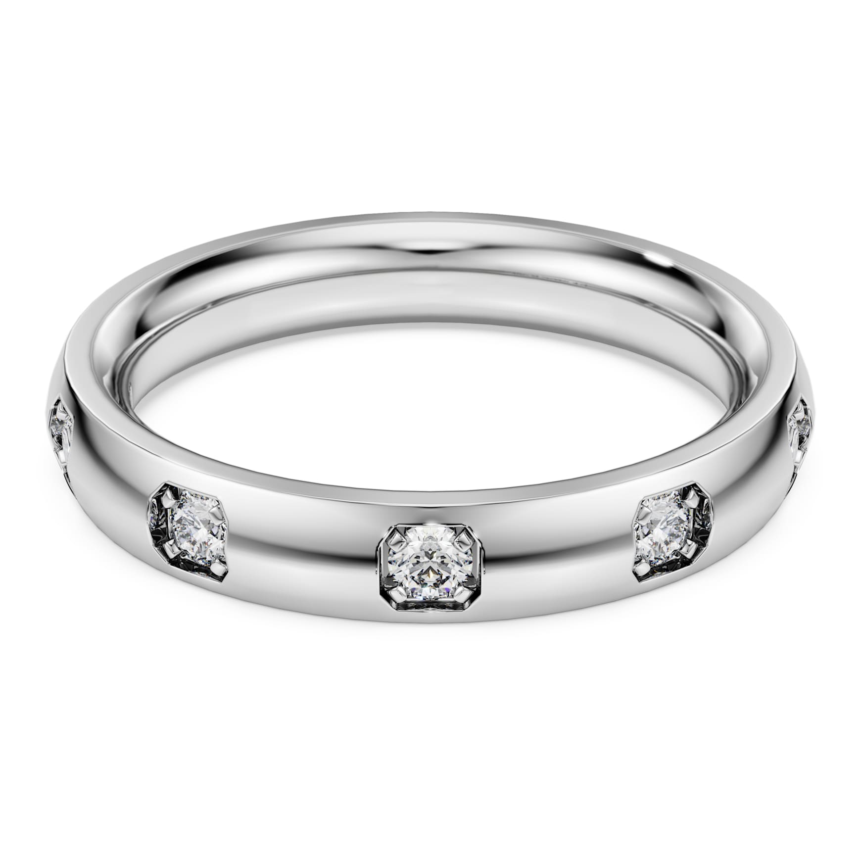 Eternity band ring, Lab-grown diamonds ct tw, Round shape