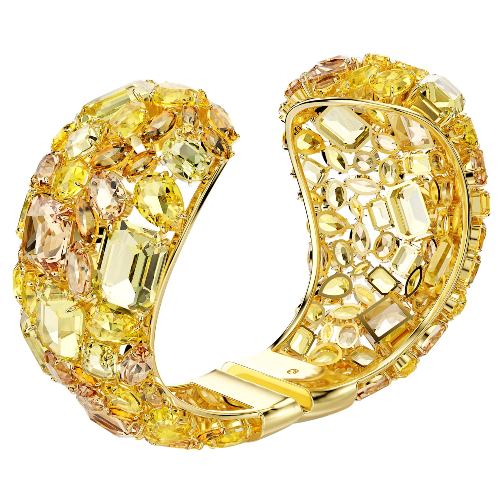Gema cuff, Yellow, 18K gold finish