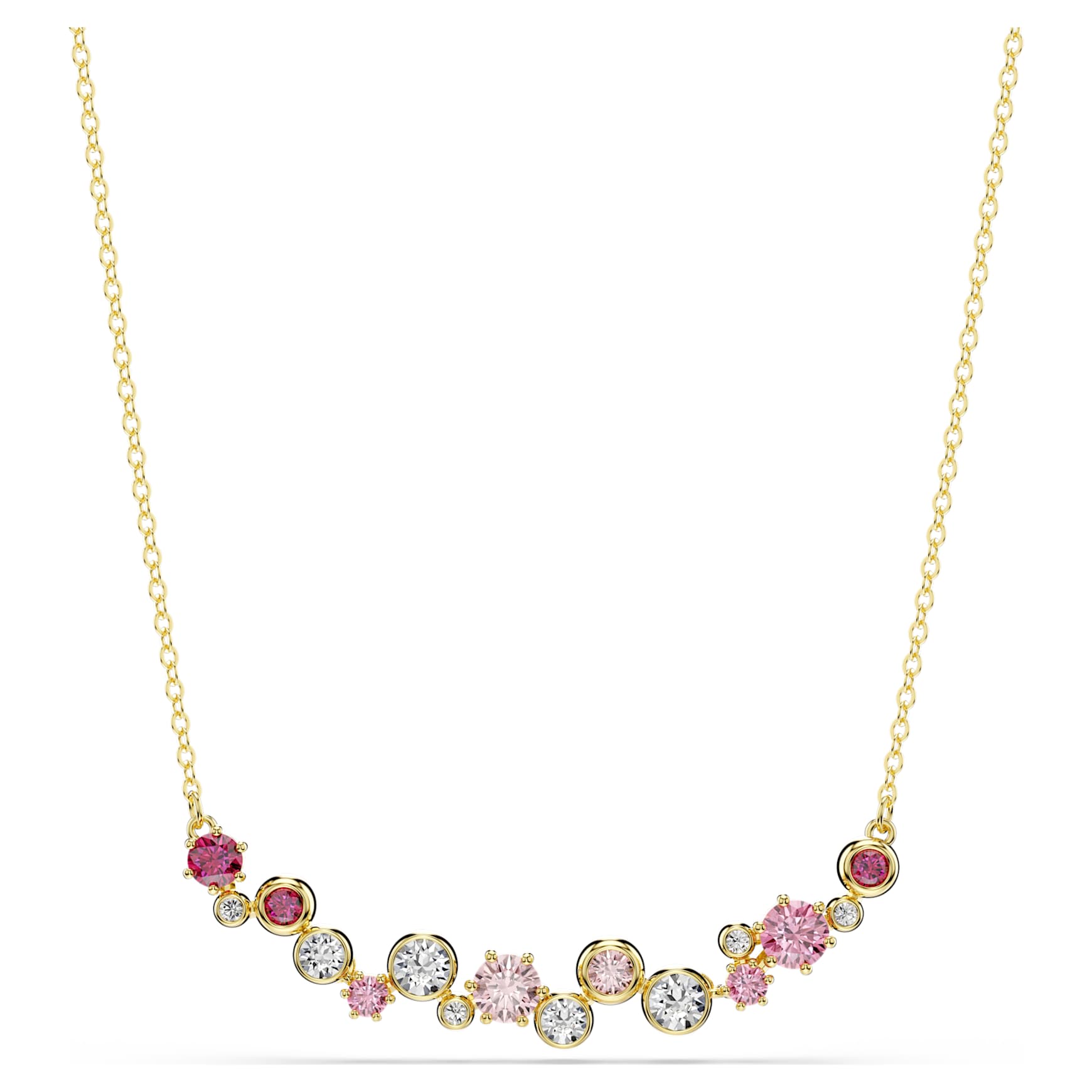 Constella set, Mixed cuts, Multicolored, Gold-tone plated by SWAROVSKI