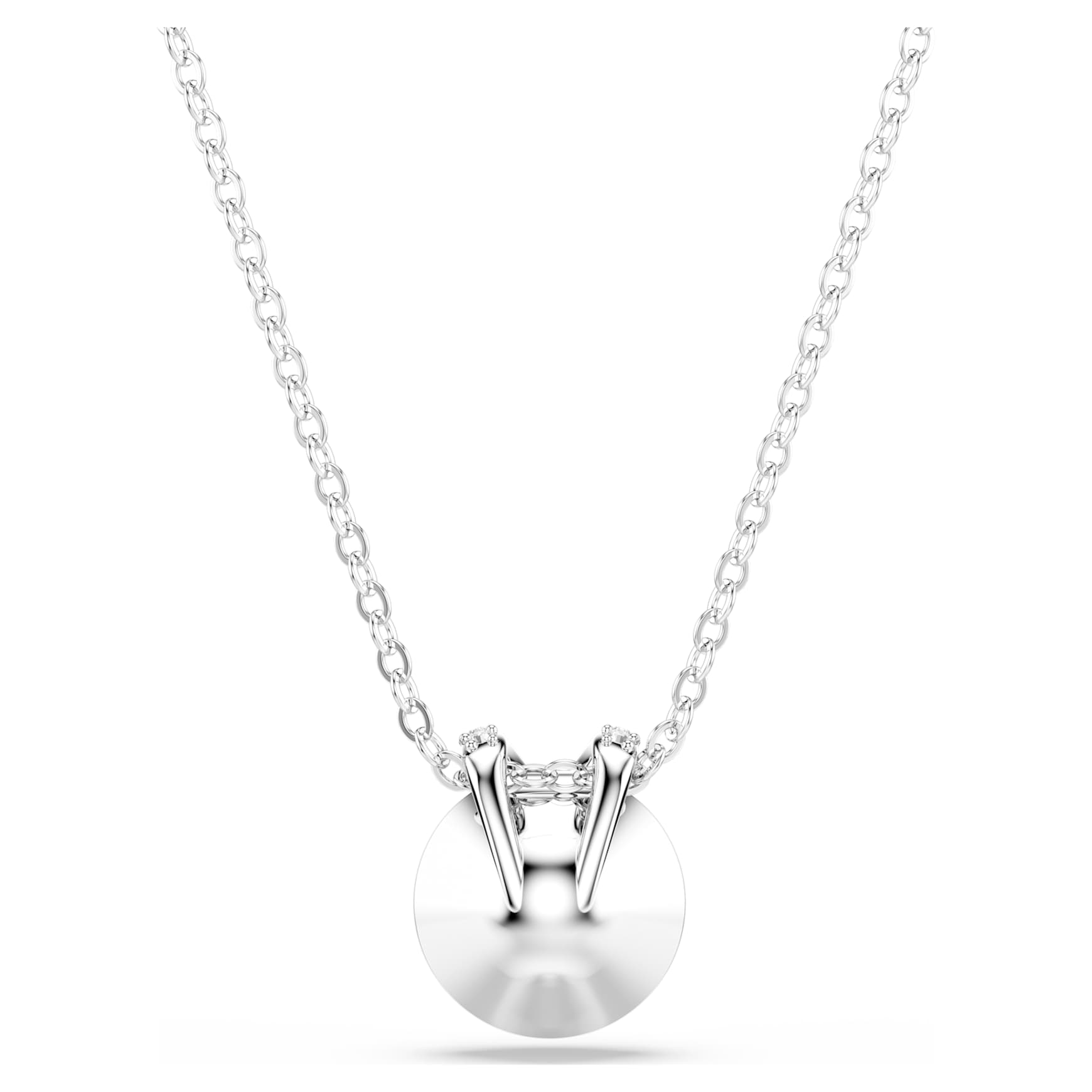 Bella V pendant, Round cut, Green