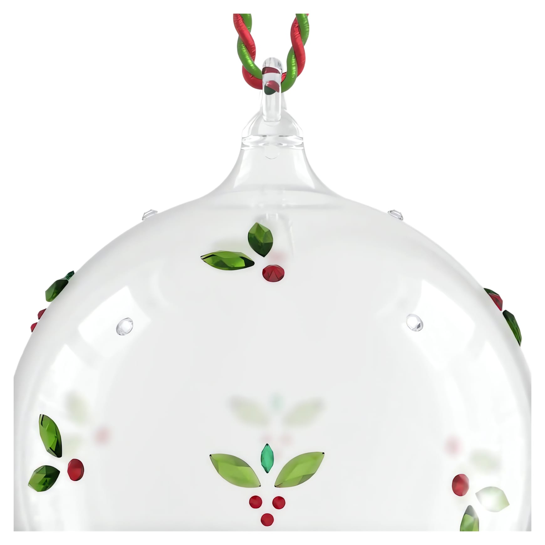 Holiday Cheers Mistletoe Ball Ornament