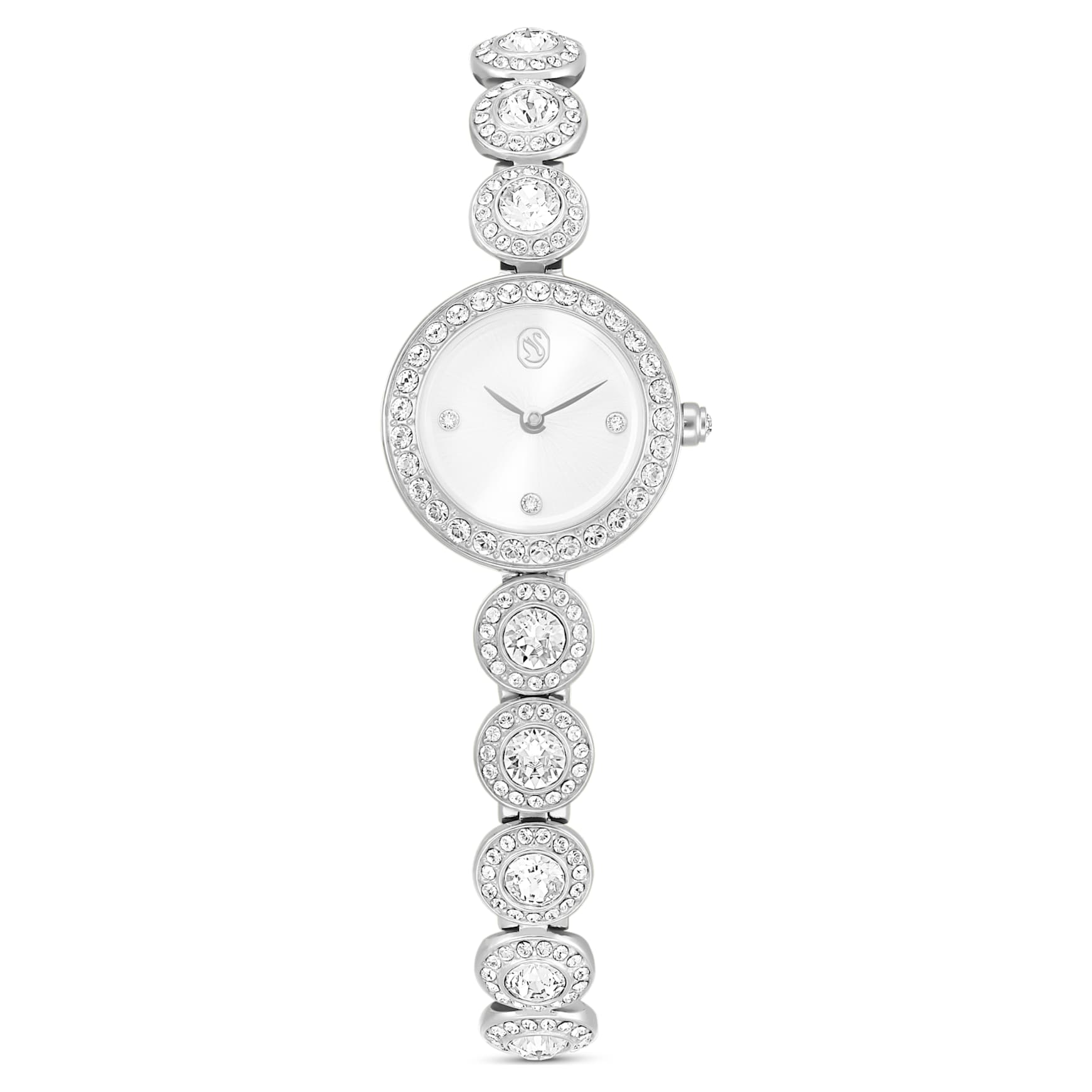 Una Angelic watch, Crystal bracelet, Silver Tone, Stainless steel