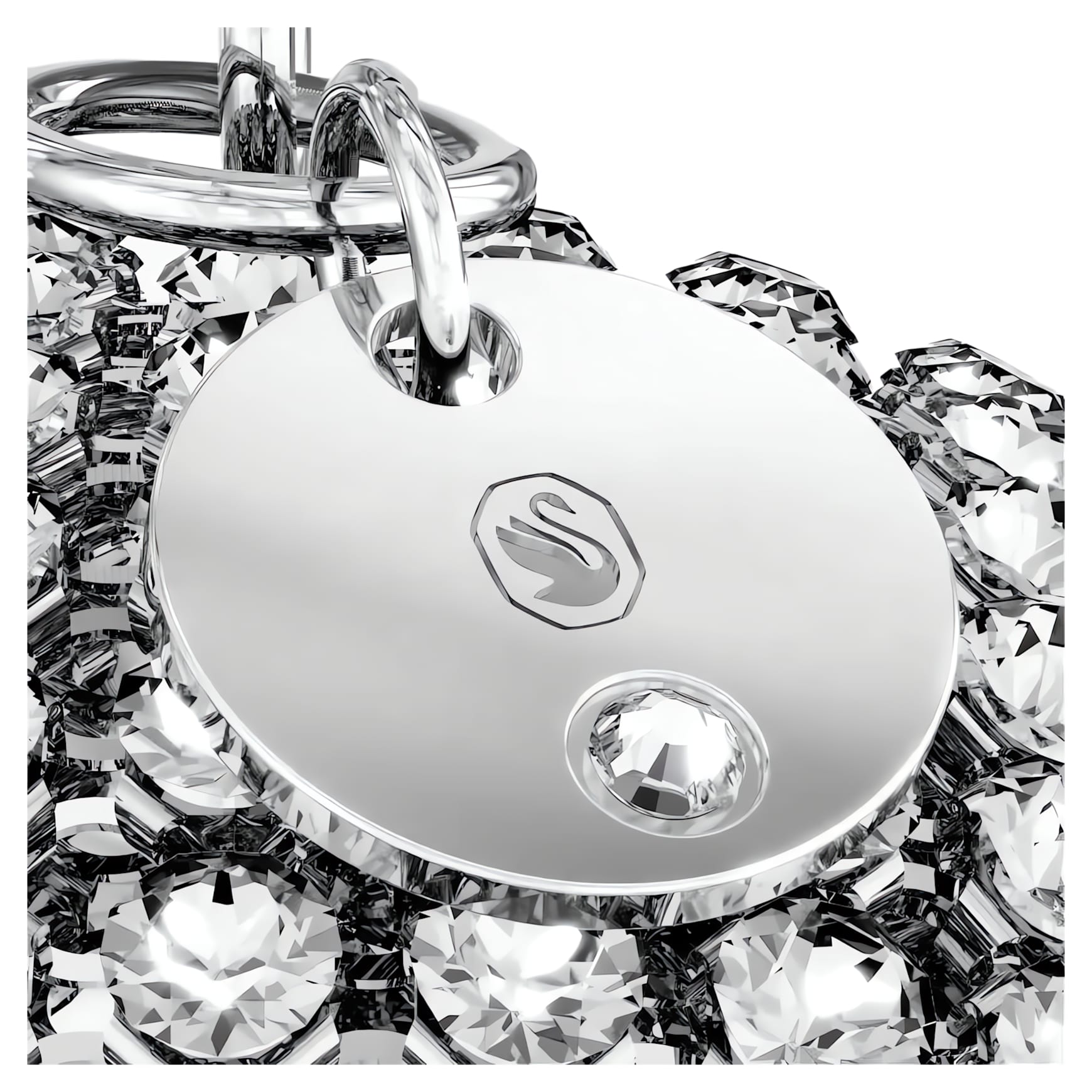 Holiday Magic Classics Crystal Mesh Ball Ornament, Silver tone