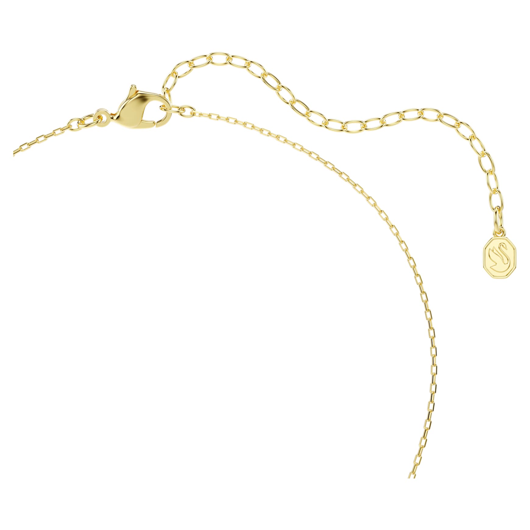 Idyllia pendant, Mixed cuts, Heart, Key, Pink