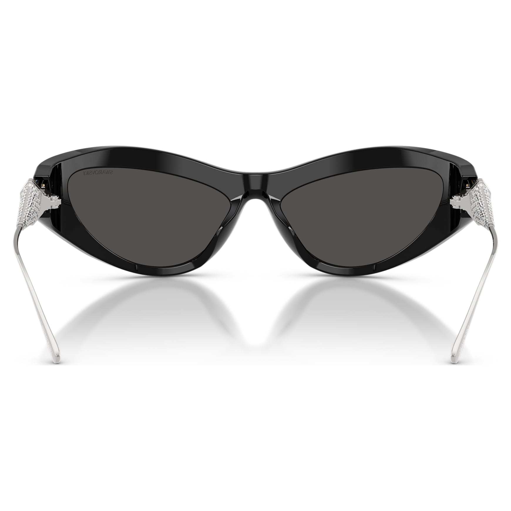 Sunglasses, Cat-Eye shape, SK6046, Black by SWAROVSKI