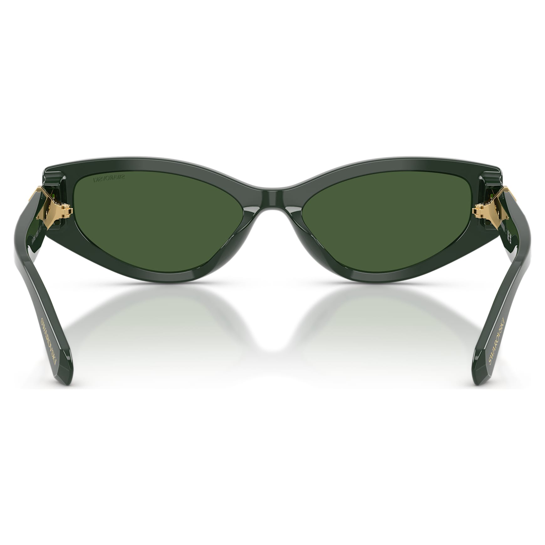 Sunglasses, Cat-Eye shape, SK6045, Green by SWAROVSKI
