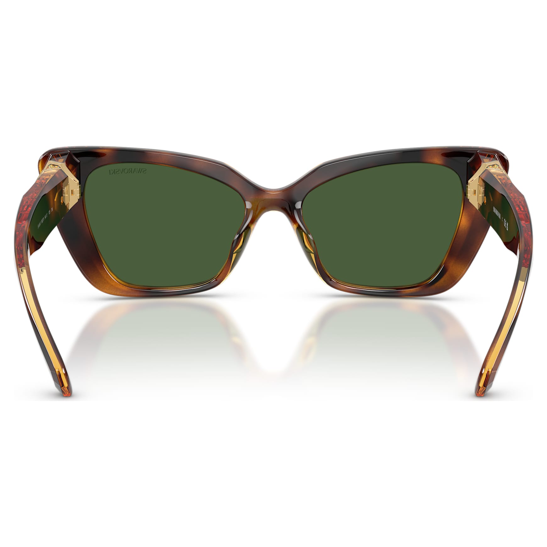 Sunglasses, Cat-Eye shape, SK6047, Light brown by SWAROVSKI