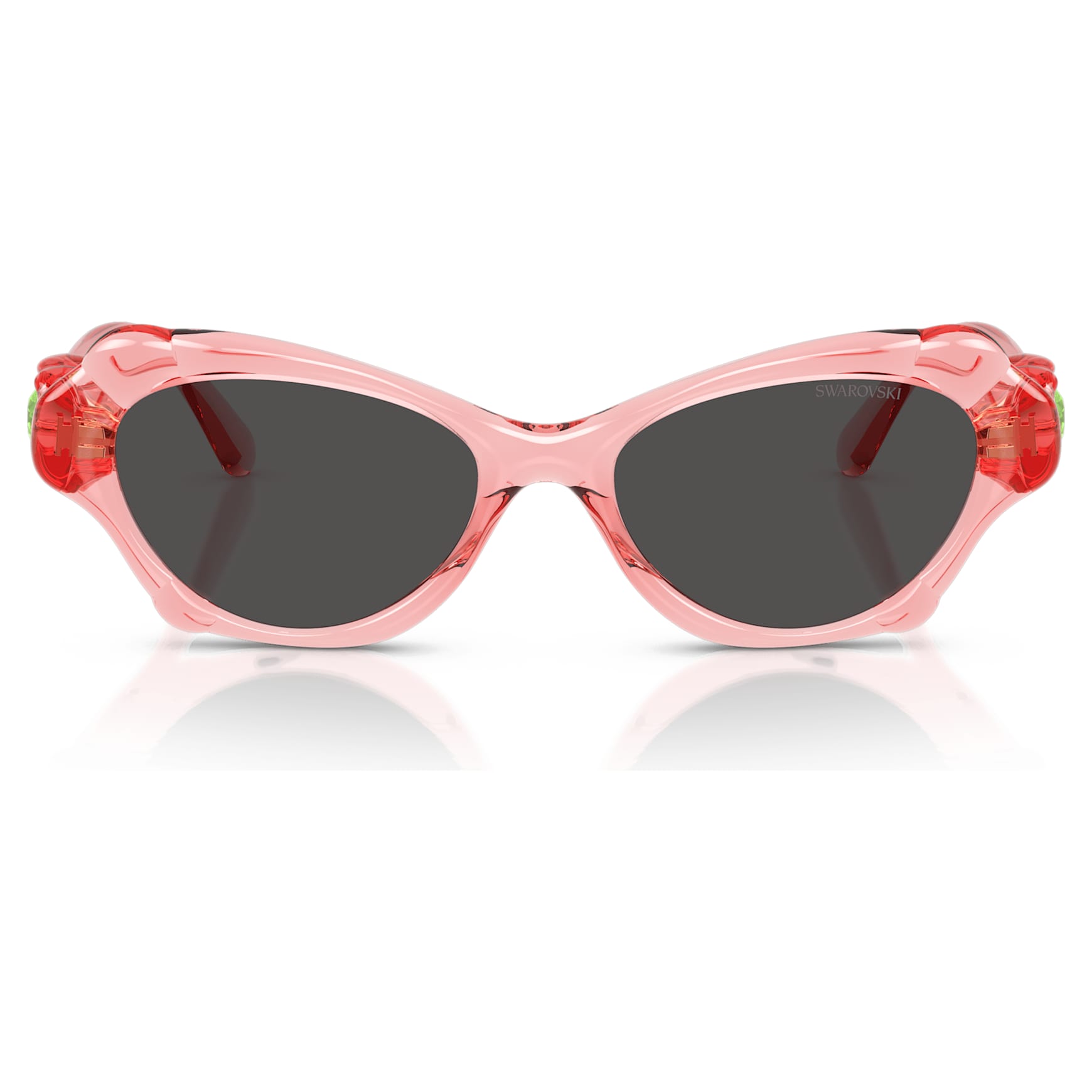Ochelari de soare, Formă de pernă, SK6050, Roz - Swarovski, 5738140