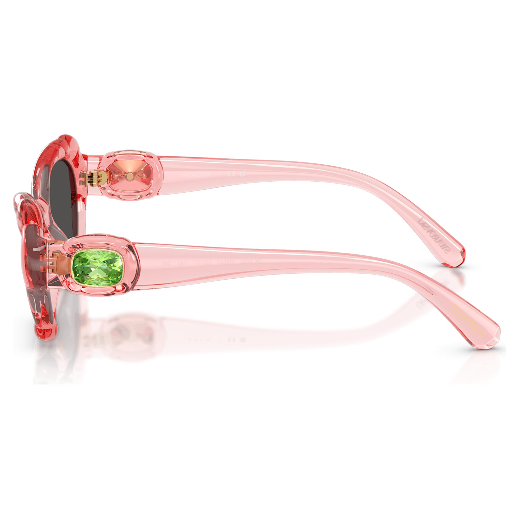 Ochelari de soare, Formă de pernă, SK6050, Roz - Swarovski, 5738140