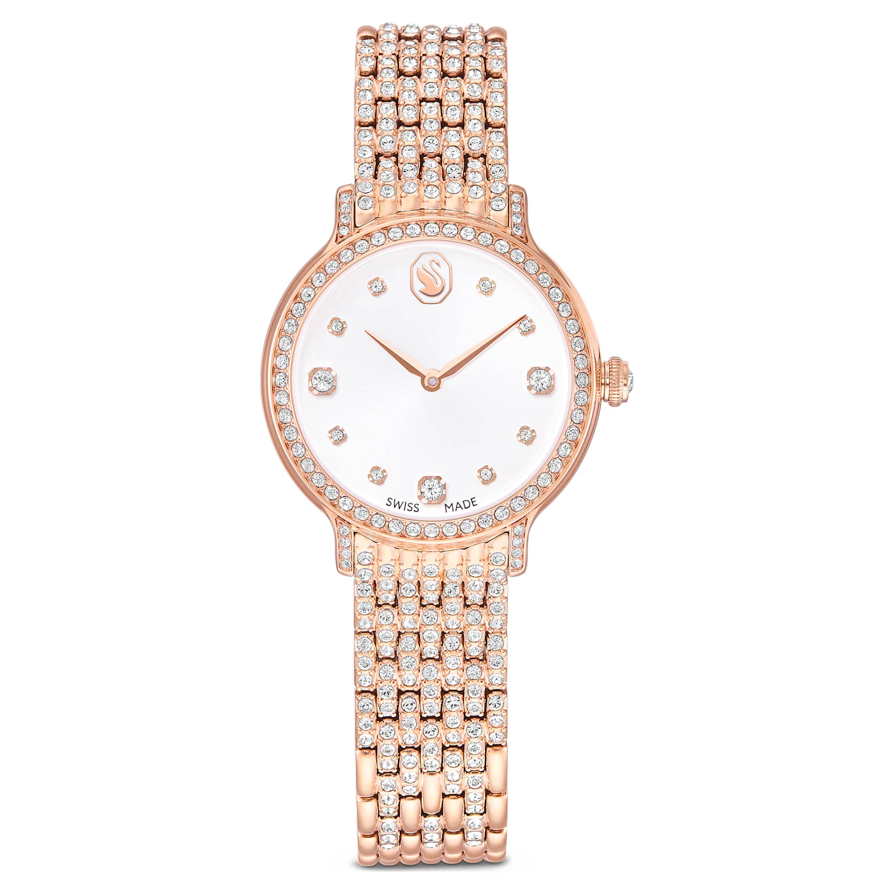 Imber watch, Swiss Made, Metal bracelet, Rose gold tone, Rose gold-tone finish
