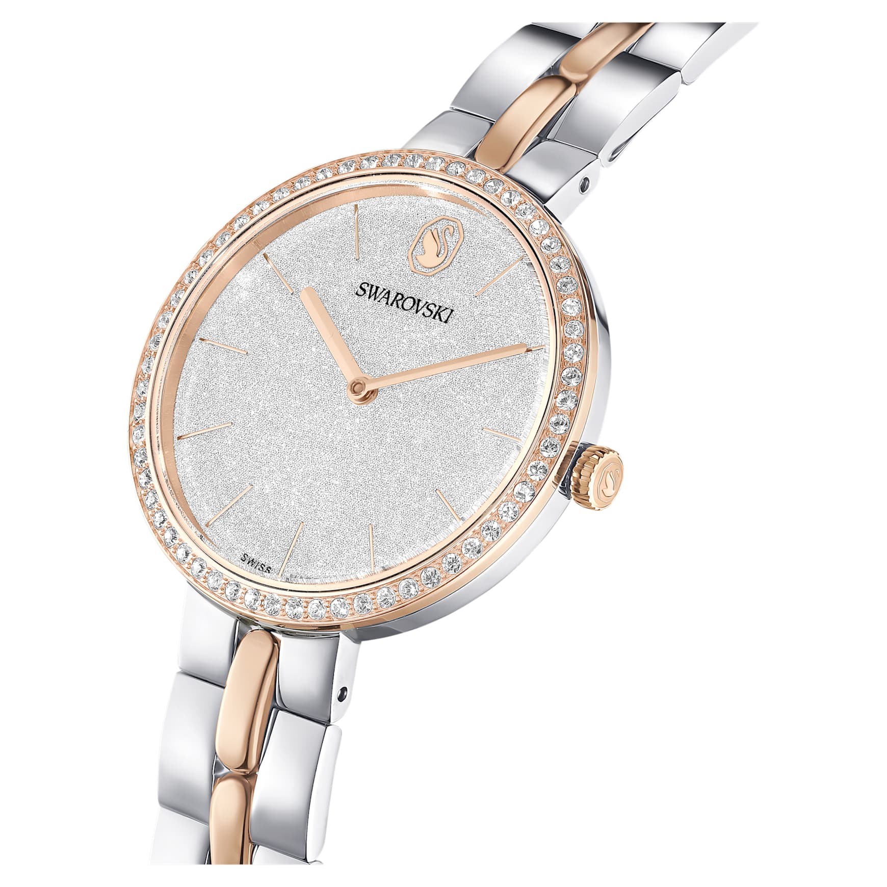 Cosmopolitan watch, Swiss Made, Metal bracelet, Silver Tone, Mixed metal finish