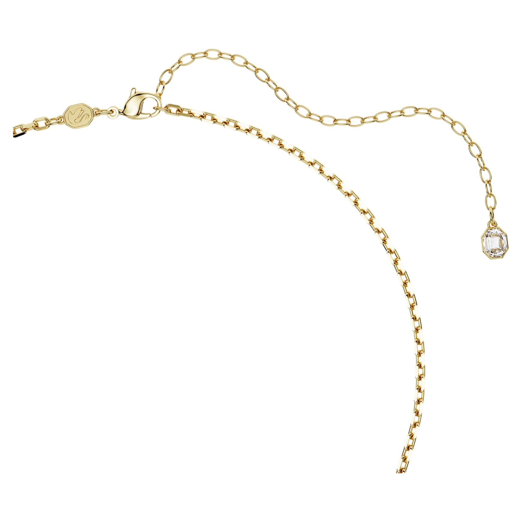 Idyllia pendant, Mixed cuts, Apple, Green, Gold-tone plated by SWAROVSKI