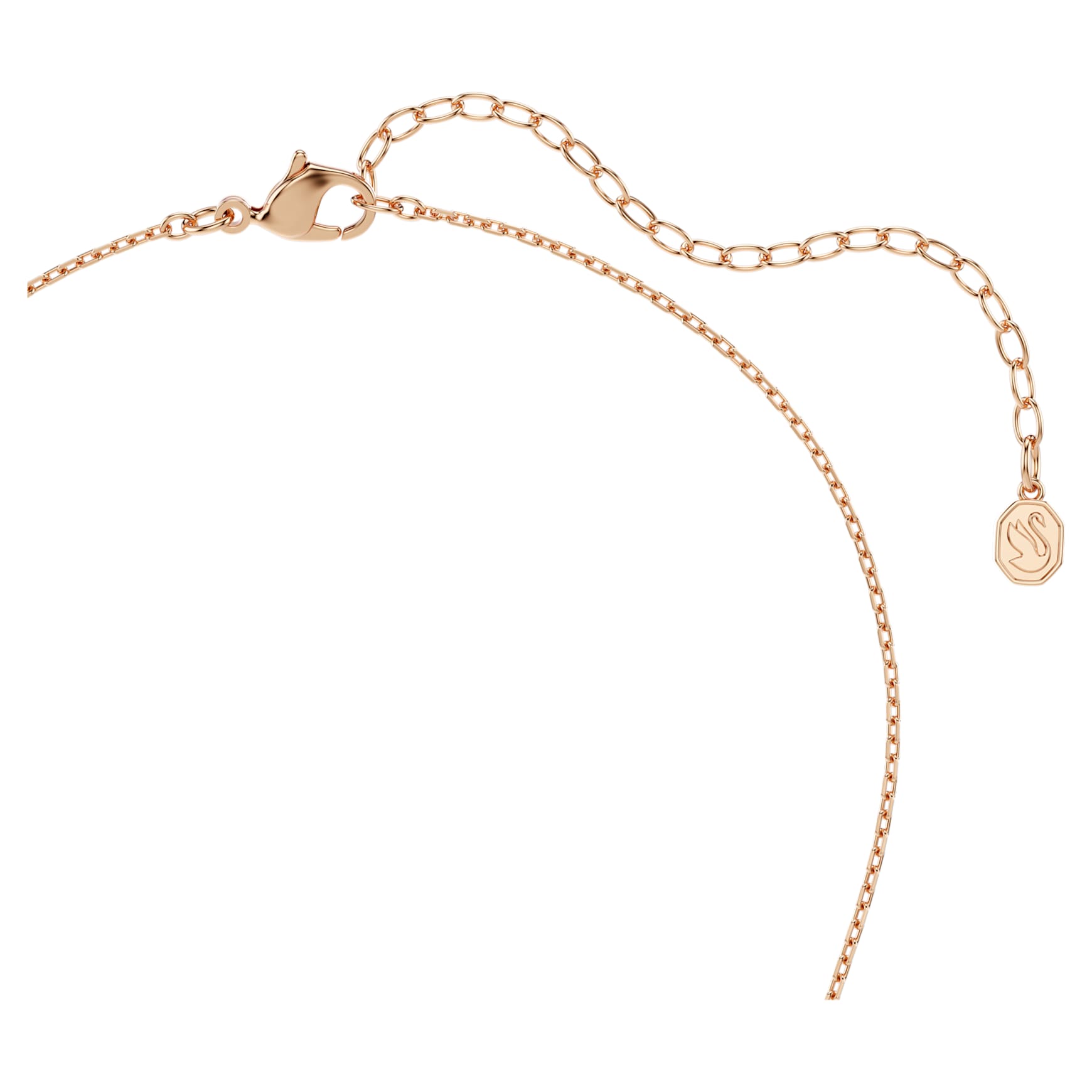 Idyllia set, Mixed cuts, Heart with arrow, White, Rose gold-tone plated by SWAROVSKI