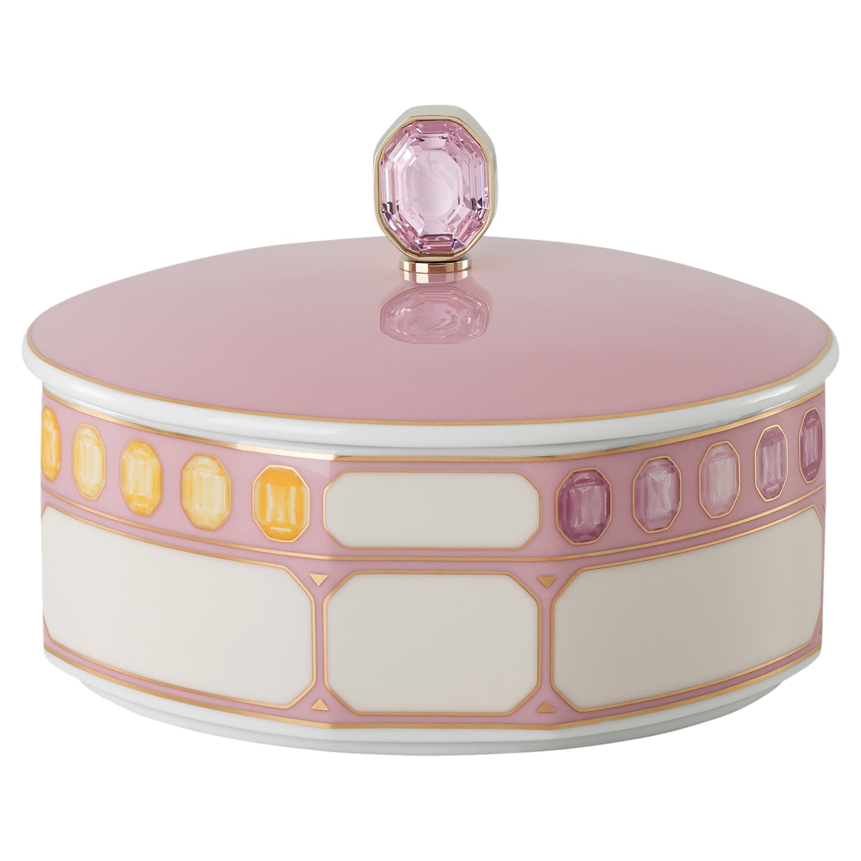 Idyllia box, Porcelain, Pink