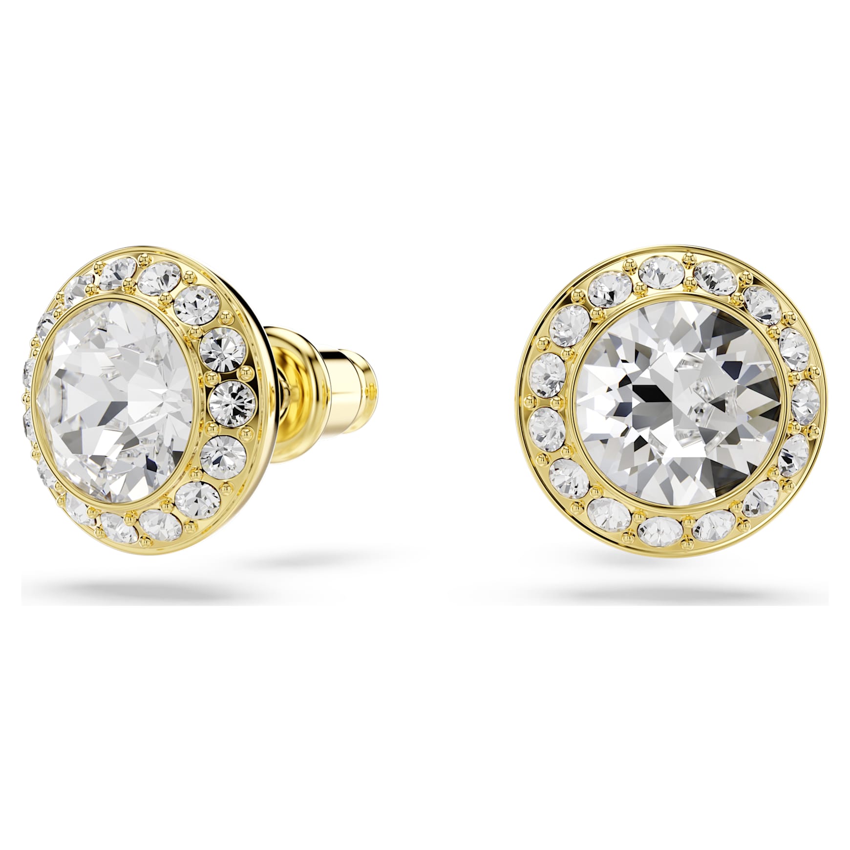 Una Angelic set, Set (3), Round cut, White, 18K gold finish