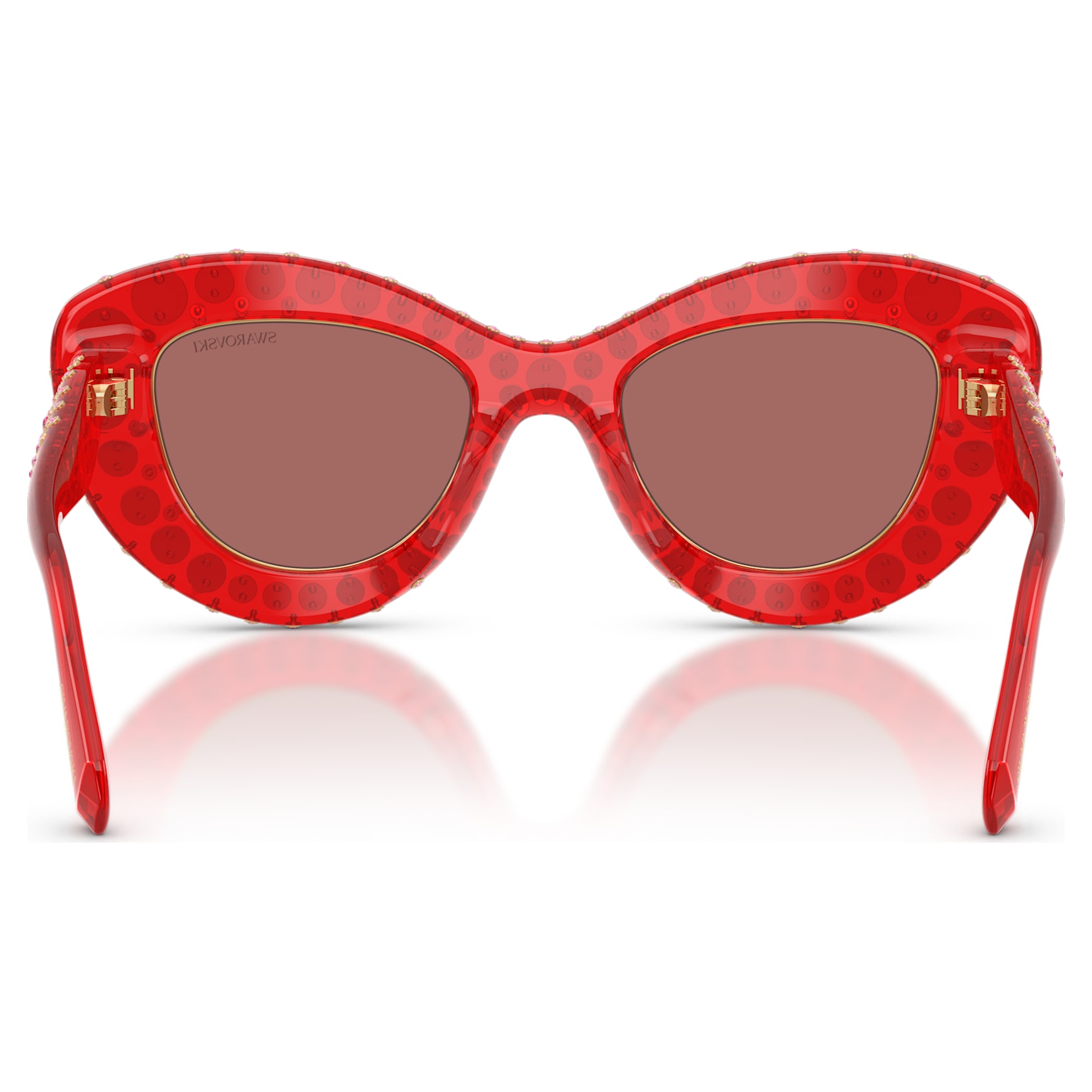 Sunglasses, Cat-Eye shape, SK6060, Red by SWAROVSKI