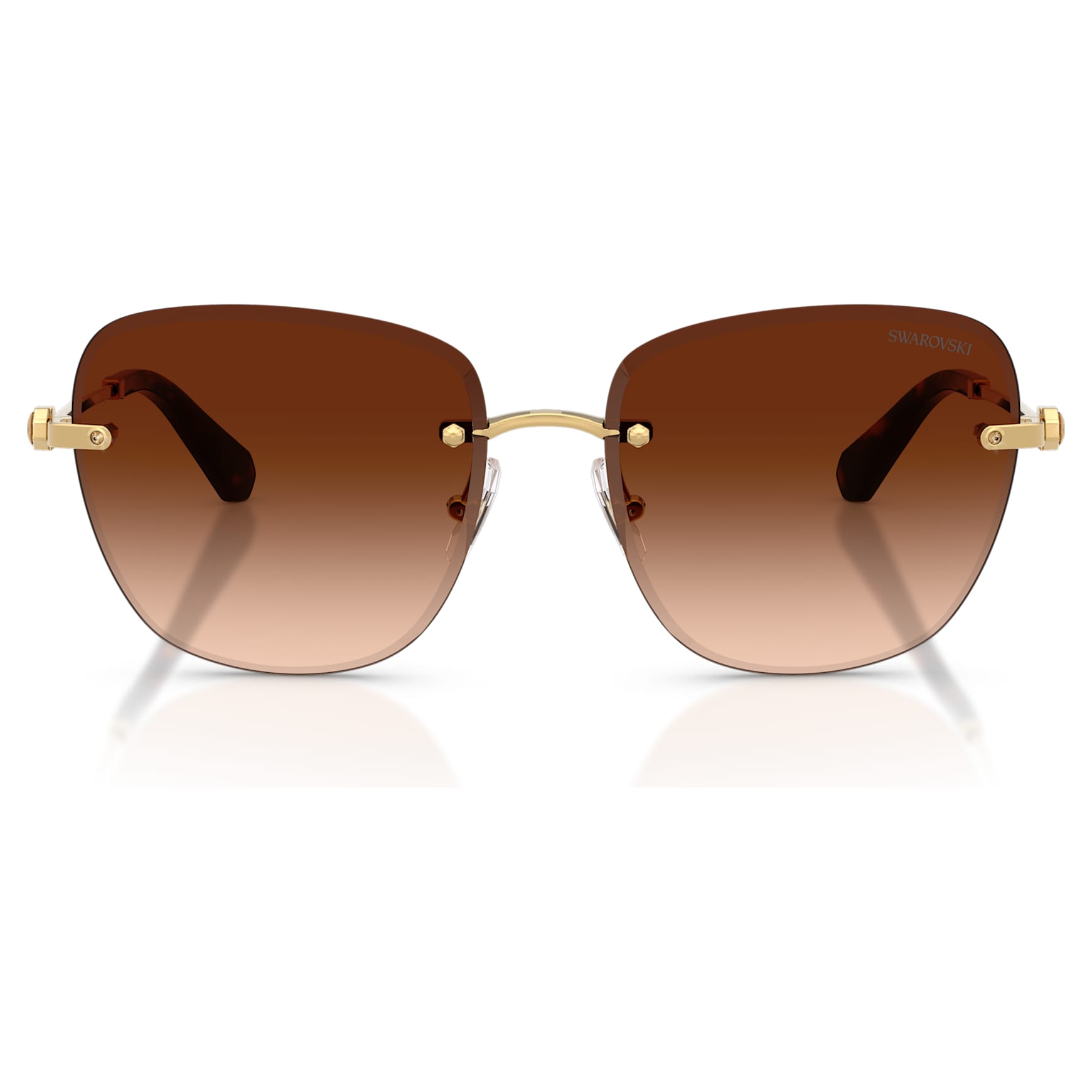 Sunglasses, Square shape, SK7043, Brown by SWAROVSKI