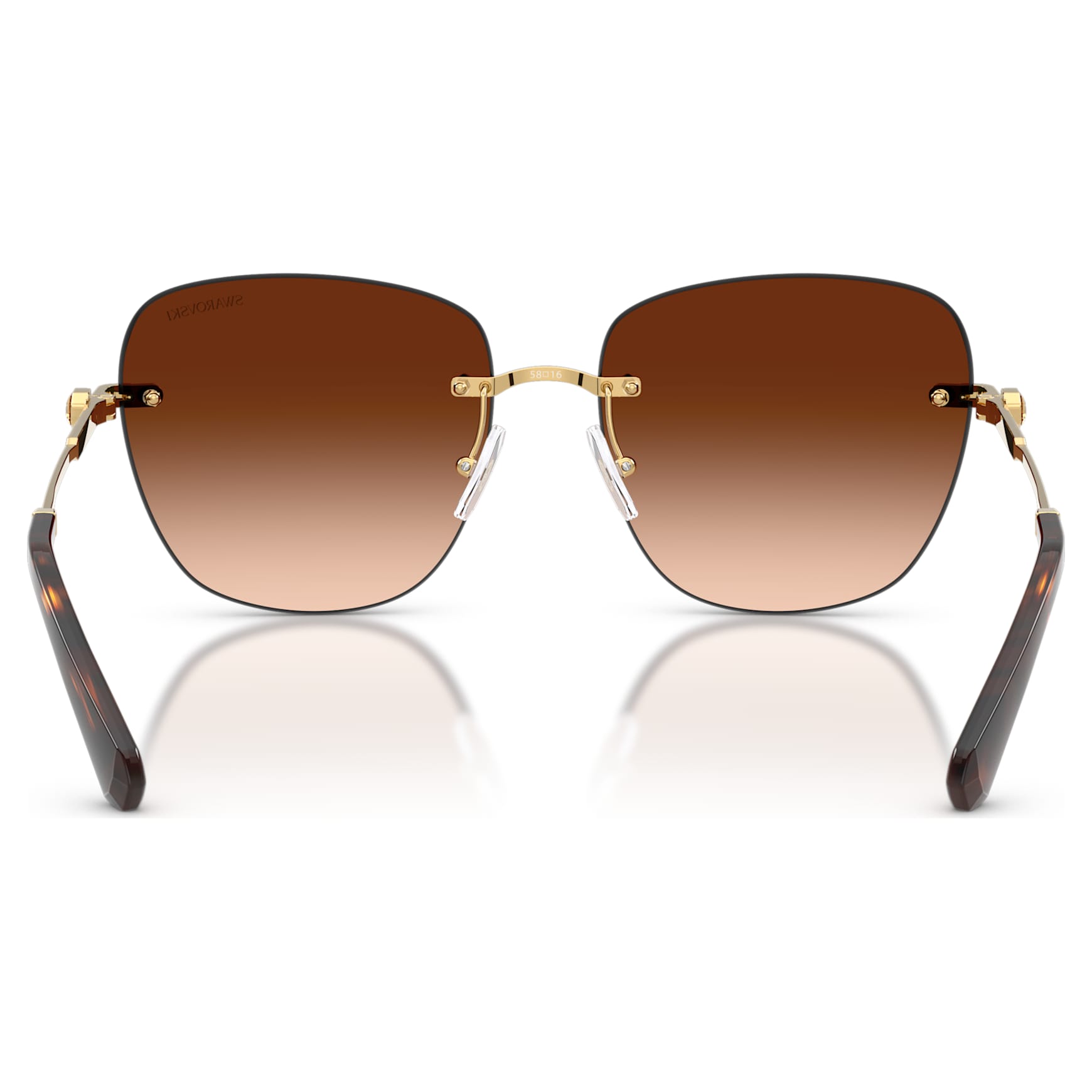 Sunglasses, Square shape, SK7043, Brown by SWAROVSKI