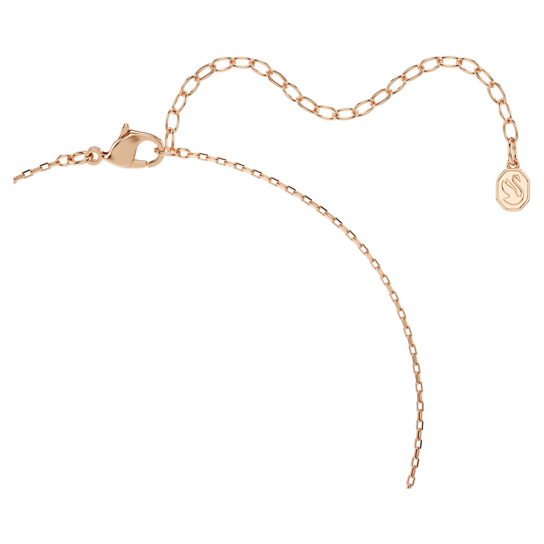 Una Angelic set, Set (2), Triangle cut, Pink, 18K rose gold finish