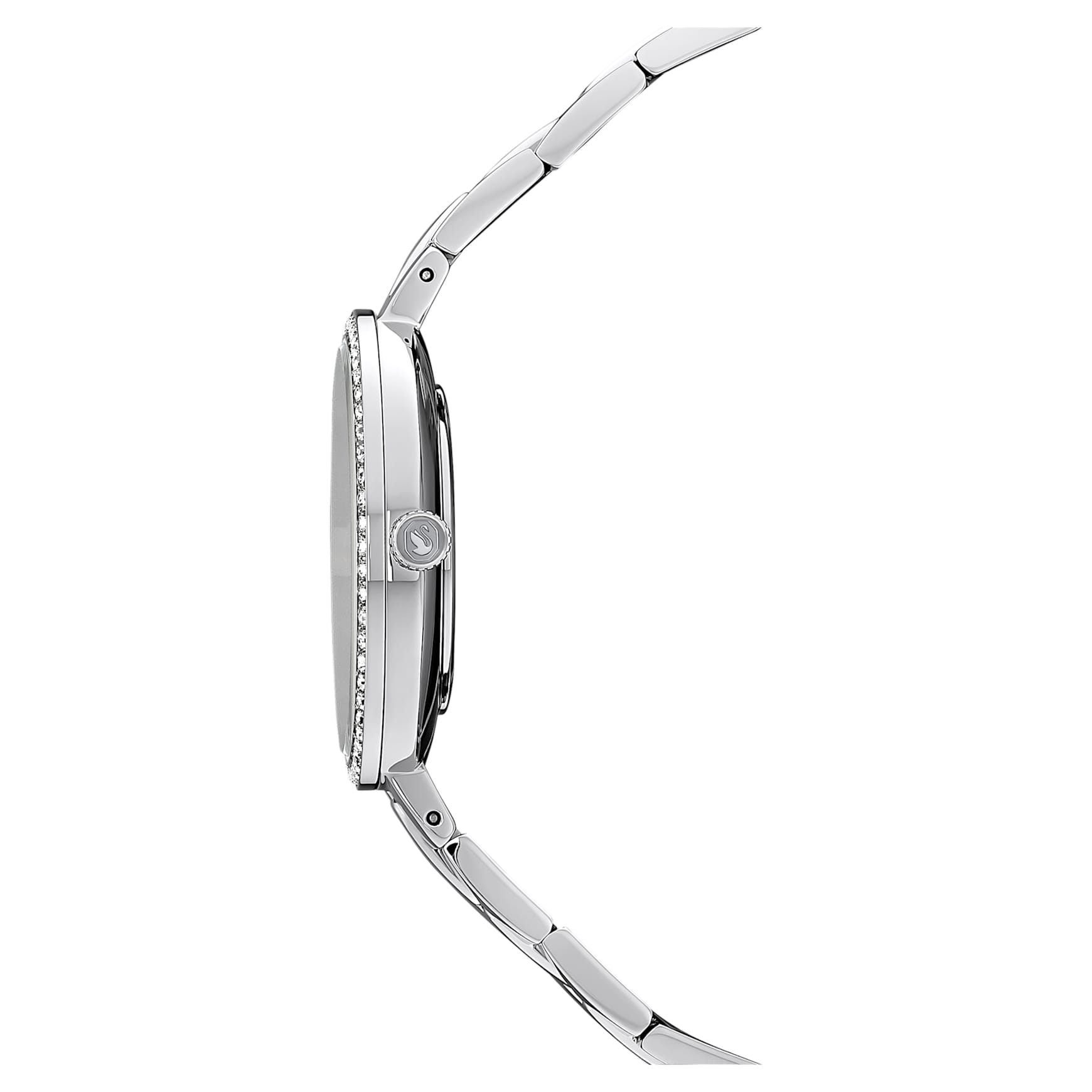 Cosmopolitan watch, Swiss Made, Metal bracelet, Silver Tone