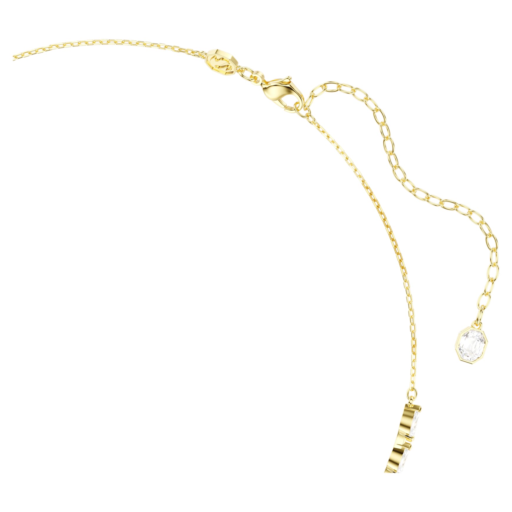Mesmera set, Set (2), Marquise cut, White, 18K gold finish