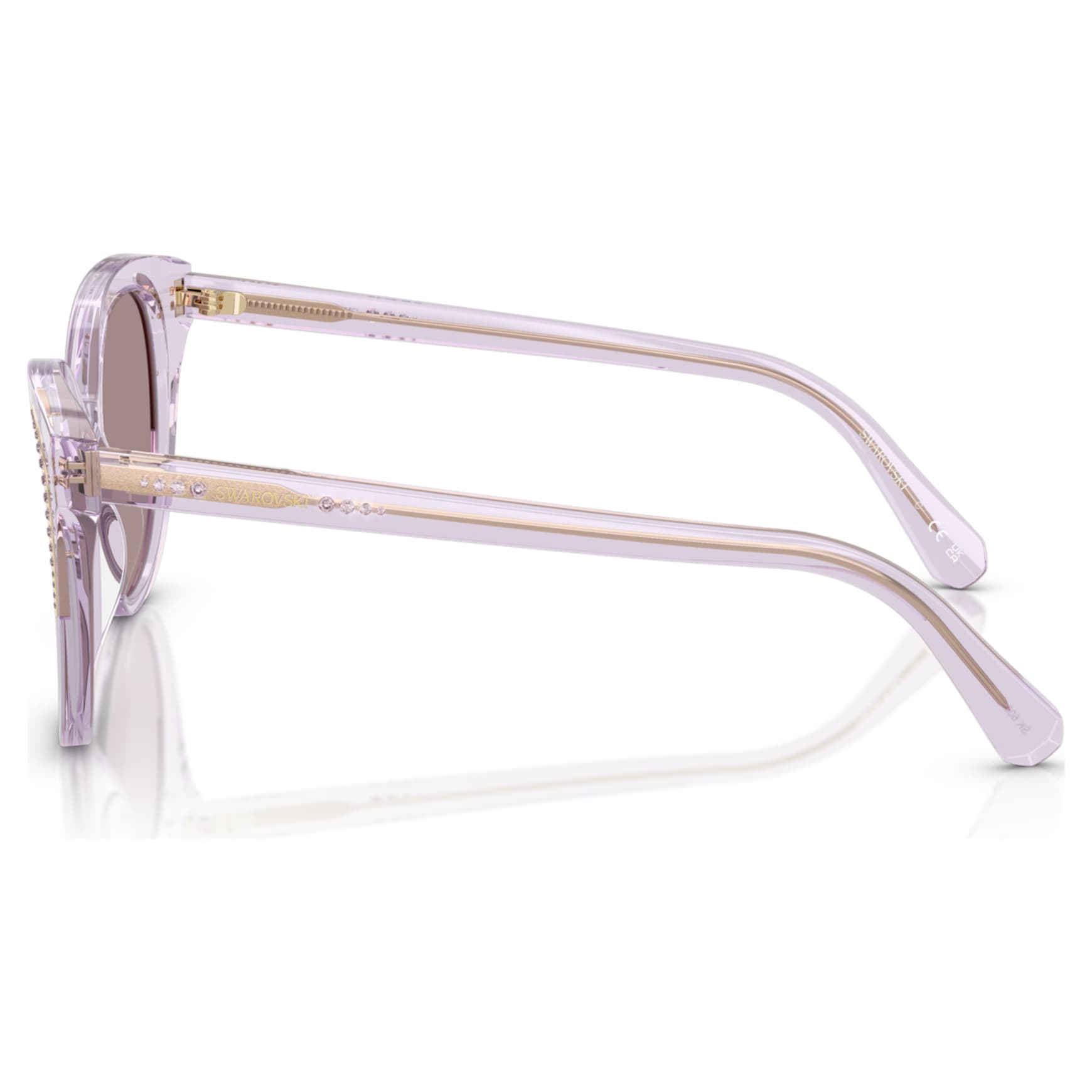 Sunglasses, Butterfly shape, SK6031, Purple by SWAROVSKI