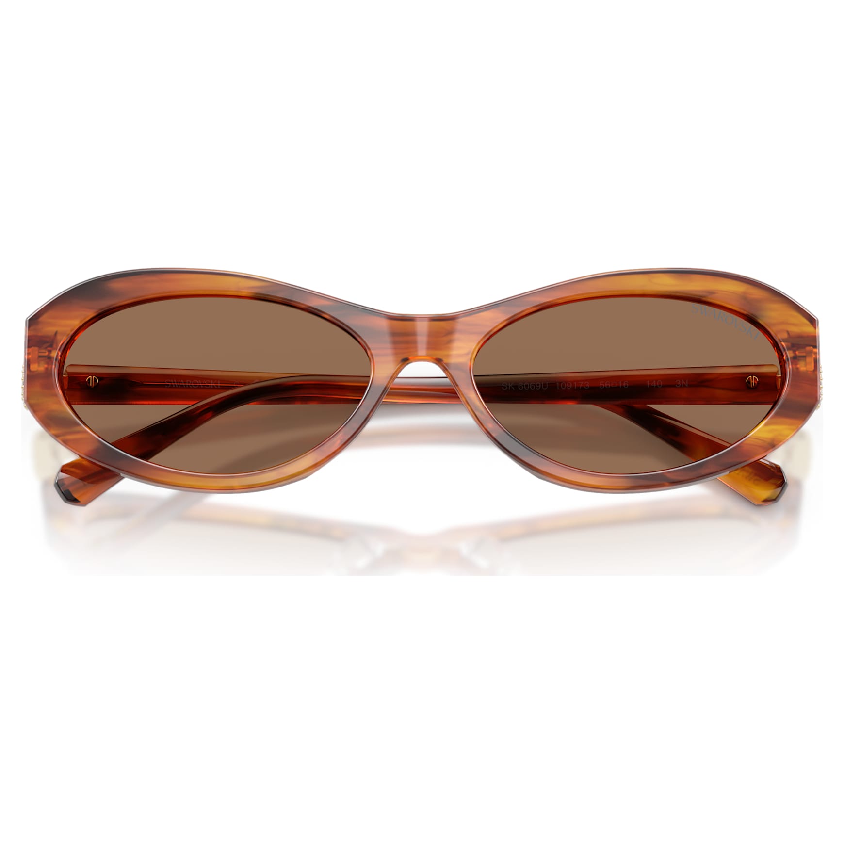 Sunglasses, Oval shape, SK6069, Havana