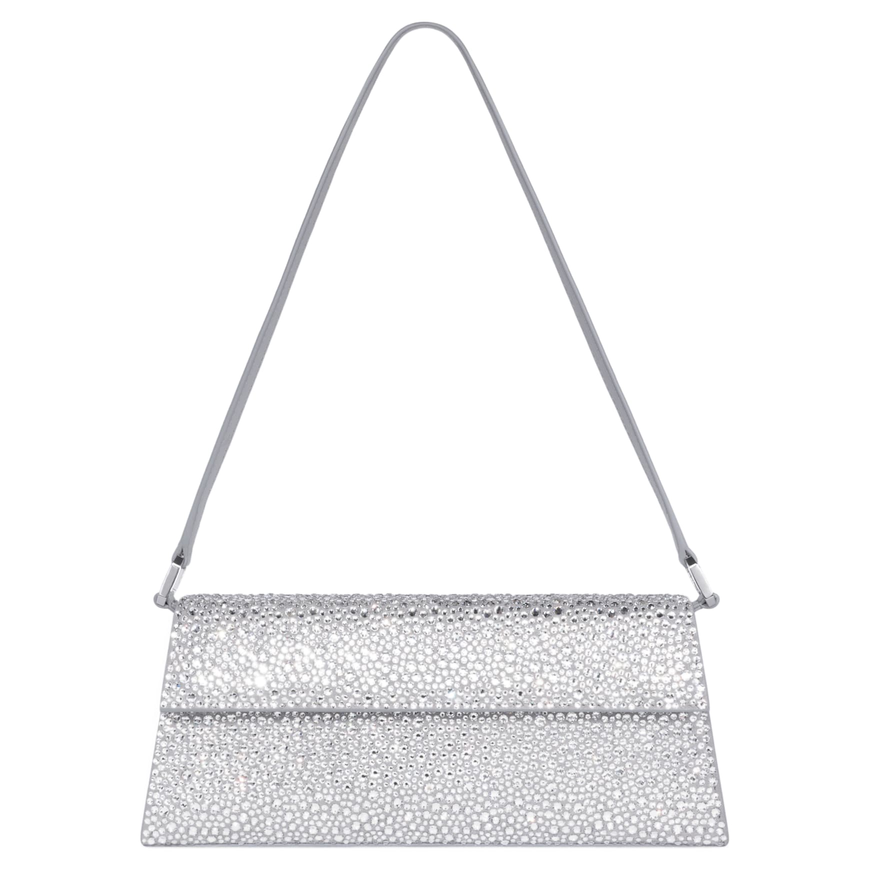 Sublima bag, Crystals, Leather, Silver tone