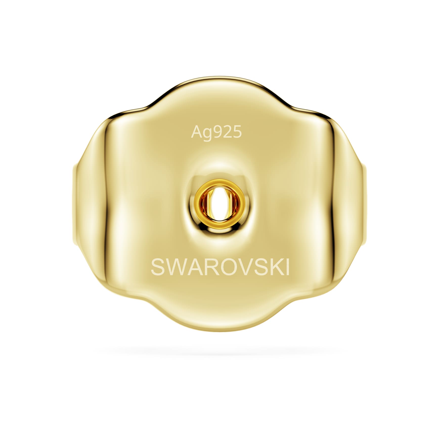 Swarovski Classica earring backs, Sterling silver, 18K gold finish