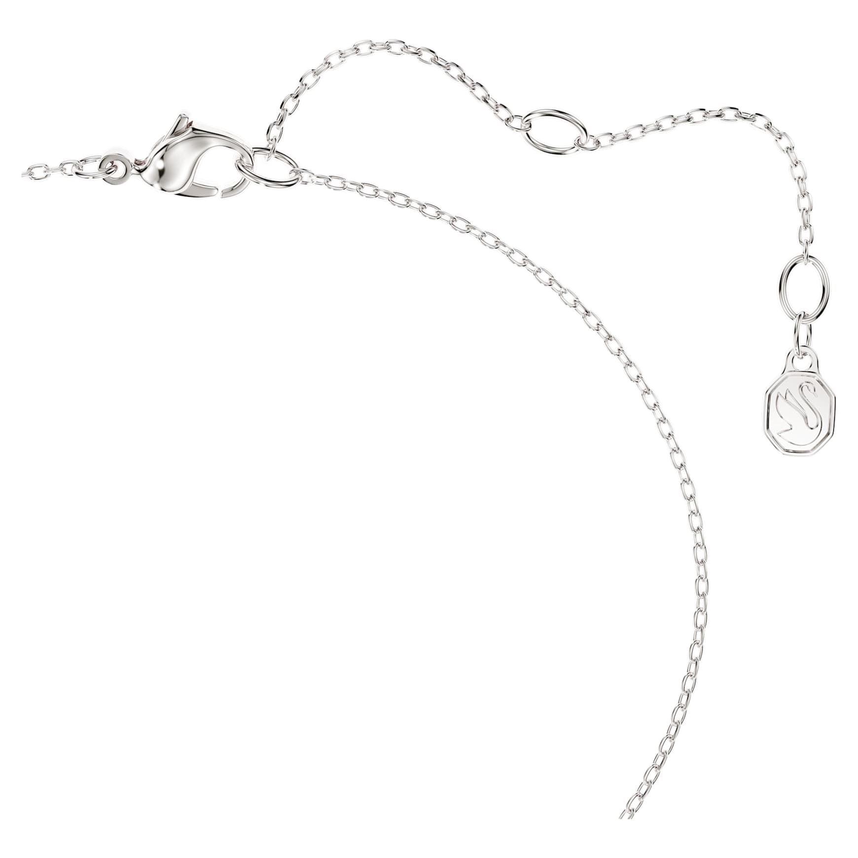 Swarovski Classica bracelet, Round cut, White, Sterling silver