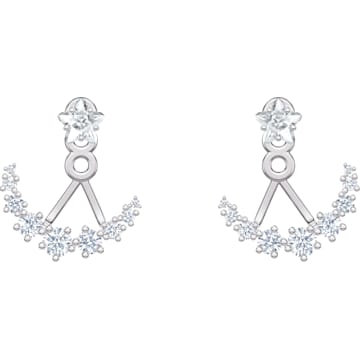 Boucles d’Oreilles « Ear-Jacket » Penélope Cruz Moonsun, blanc, Métal rhodié - Swarovski, 5508832