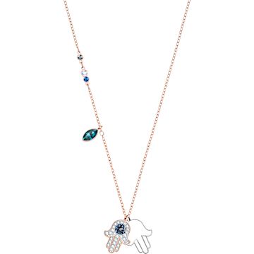 Pendentif Swarovski Symbolic Hamsa Hand, multicolore, Finition mix de métal - Swarovski, 5396882