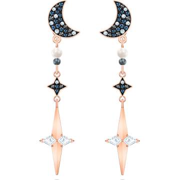 Swarovski Symbolic Pierced Earring Jackets, Multi-colored, Mixed metal finish - Swarovski, 5489533