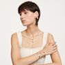 Tactic กำไล, ขาว, เคลือบโทนสีโรสโกลด์ - Swarovski, 5098368