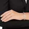Fresh กำไล, เจียระไนทรงกลม, ขาว, เคลือบโทนสีโรสโกลด์ - Swarovski, 5217727