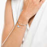 Bracelet-jonc Ginger, Blanc, Métal rhodié - Swarovski, 5389044